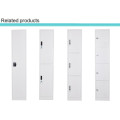 Knock Down Cloth Locker 3 Door Lockable Steel Cabinet Locker